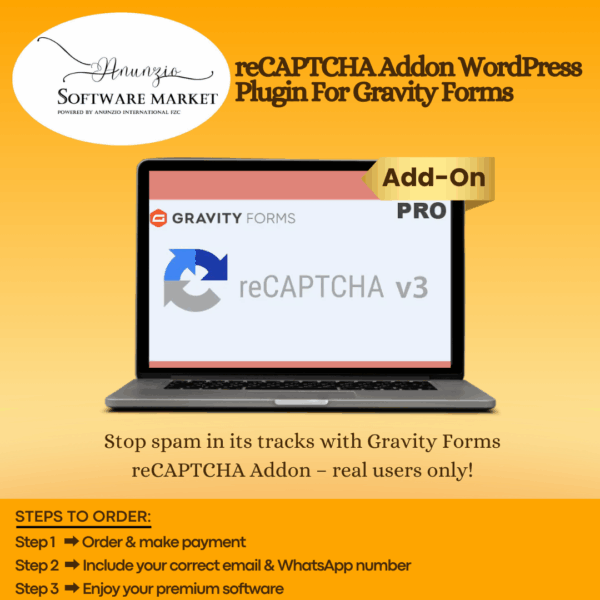 reCAPTCHA Addon Plugin box for Gravity Forms anti-spam integration