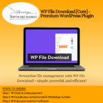 WP File Download WordPress Plugin interface for easy file management in WordPress