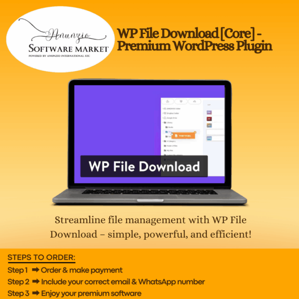 WP File Download WordPress Plugin interface for easy file management in WordPress