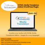 WPML Media Translation Addon Plugin interface for translating media content in WordPress