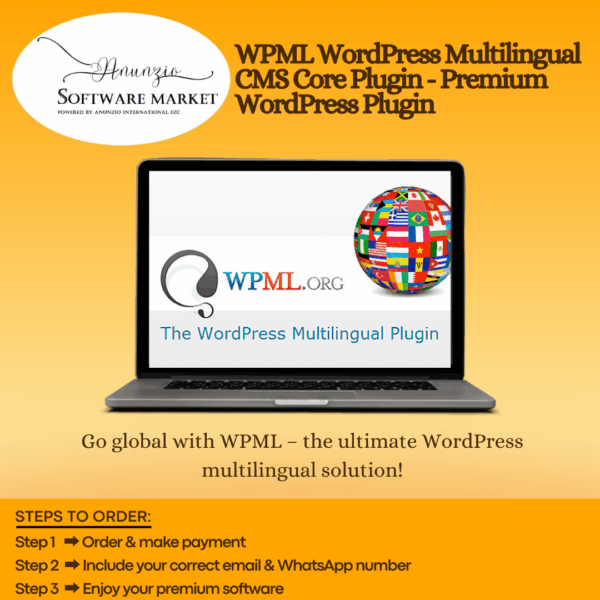WPML WordPress Multilingual CMS Plugin interface for multilingual website translation