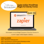 Zapier Addon WordPress Plugin interface connected to Gravity Forms and third-party apps