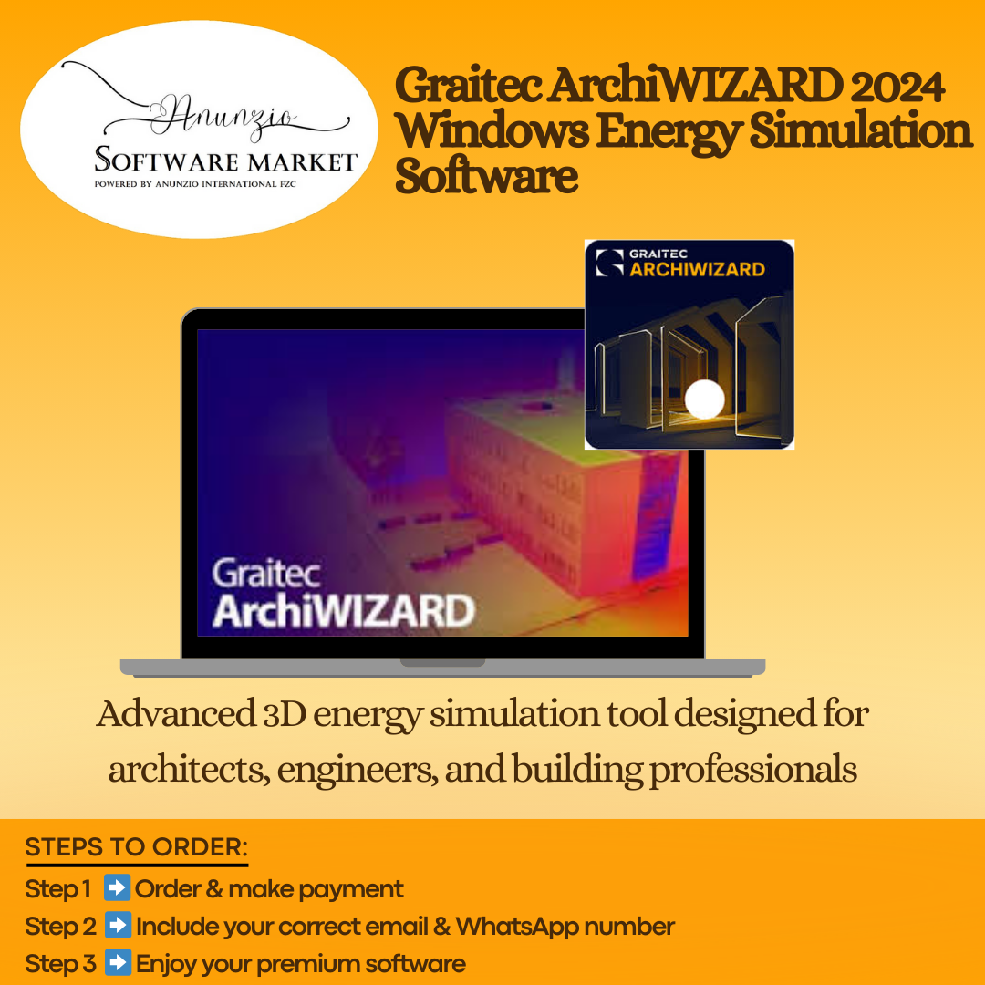 Graitec ArchiWIZARD 2024 energy simulation software for Windows