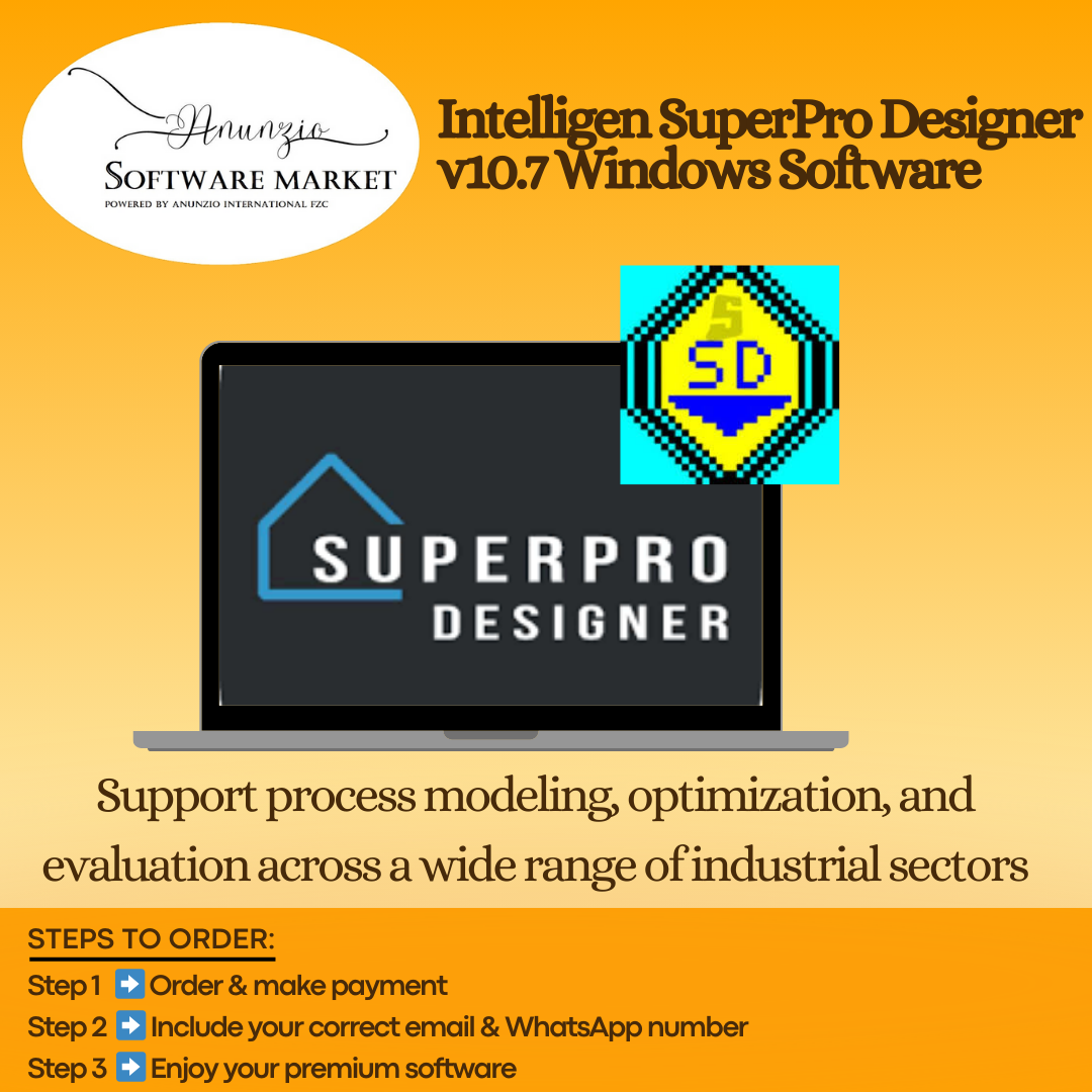SuperPro Designer v10.7 Windows engineering process simulation software