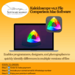 Kaleidoscope v6.3 Mac interface showing text and image comparison
