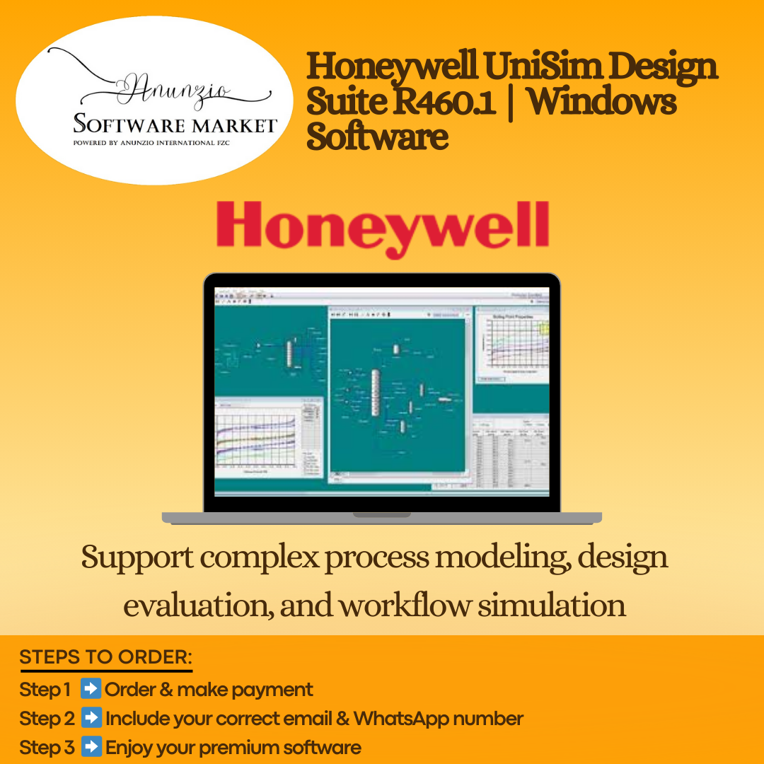 Honeywell UniSim Design Suite R460.1 Windows engineering simulation software