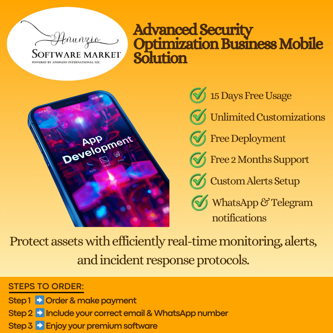 Advanced Security Optimization Business Mobile Solution