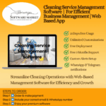 Cleaning Service Management Software dashboard