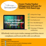 Crypto trades tracker management software dashboard