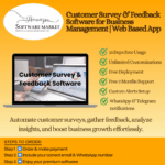 Customer survey feedback software dashboard