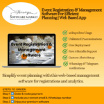 Event Registration & Management Software interface