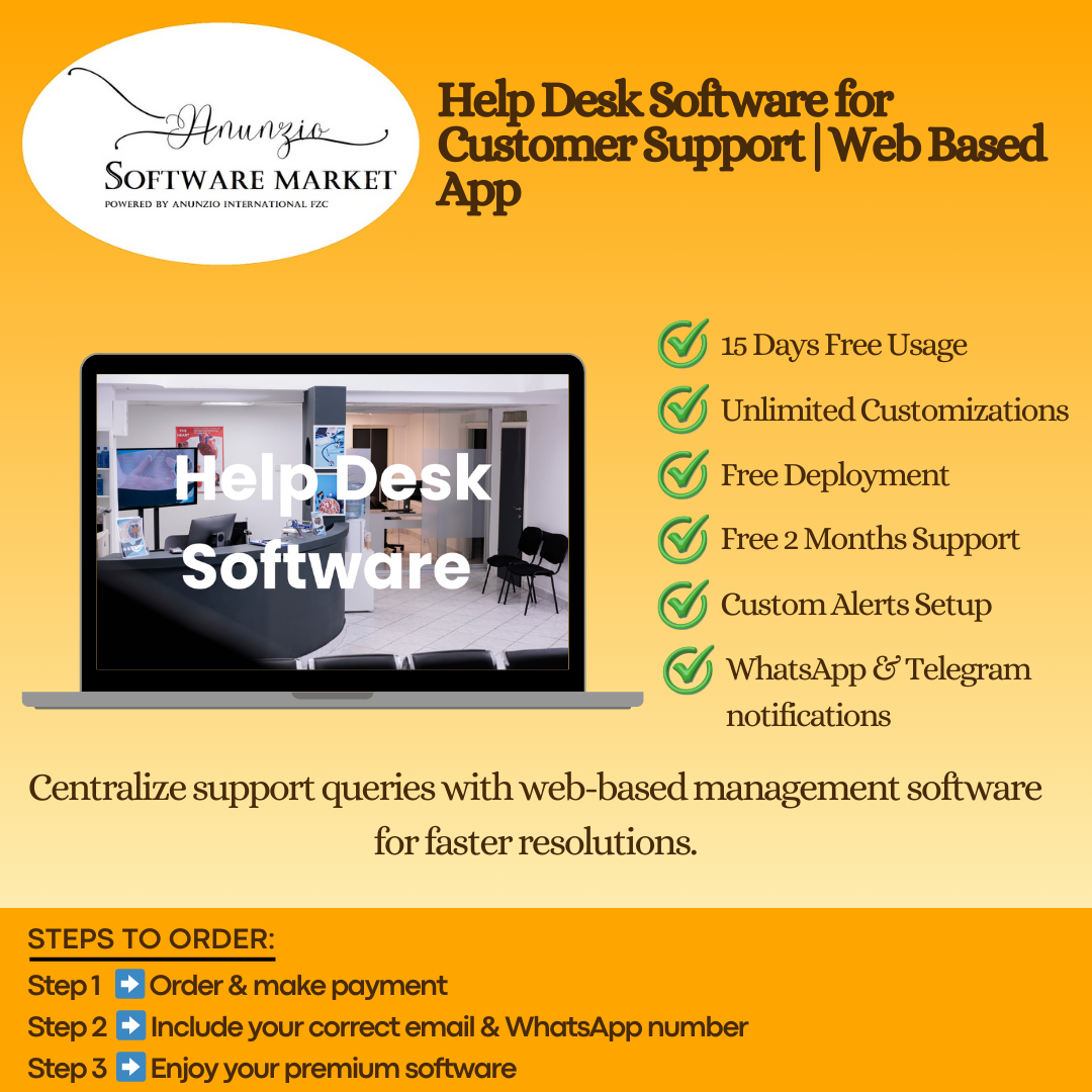 Help Desk Software dashboard
