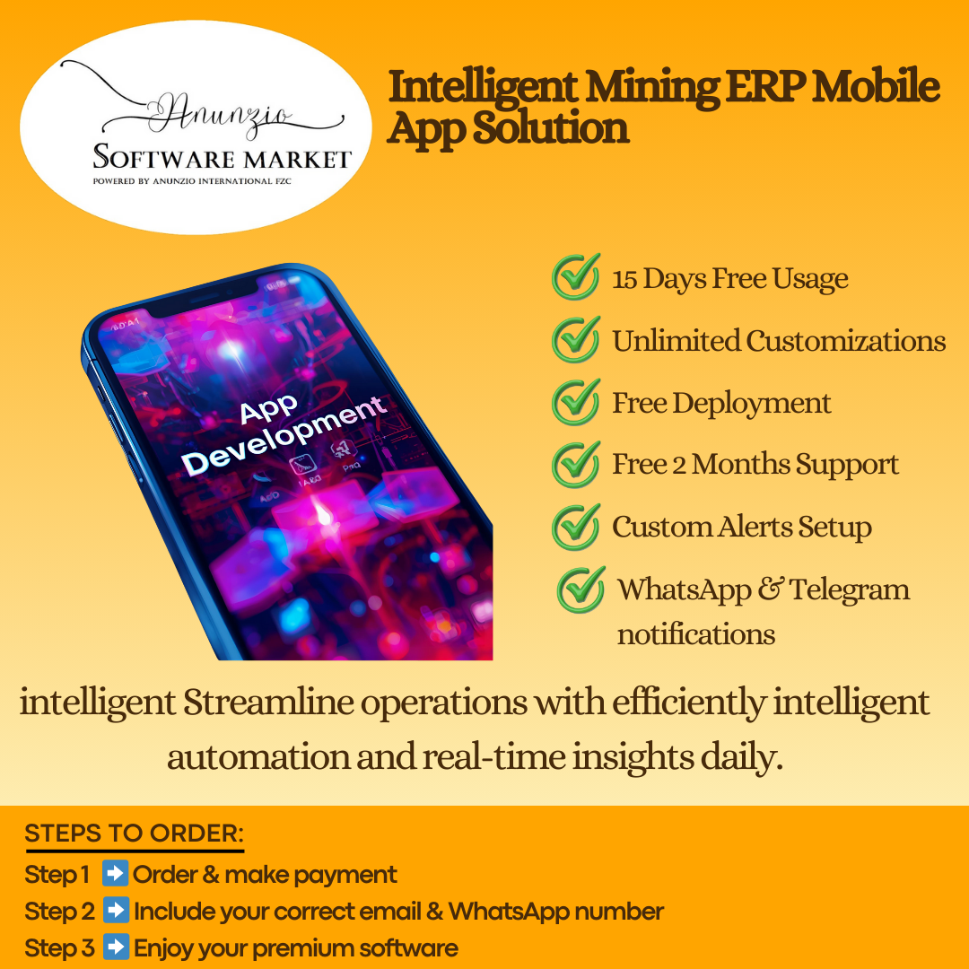 Intelligent Mining ERP Mobile App Solution