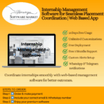 Internship Management Software dashboard