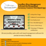 Jewellery Shop Management Software dashboard