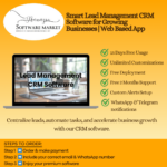 Lead management CRM software dashboard
