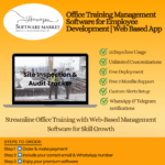 Office Training Management Software dashboard for progress and attendance