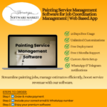 Painting service management software dashboard