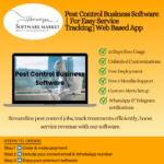 Pest control business software dashboard
