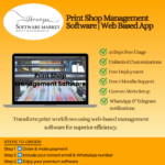 print shop management software dashboard