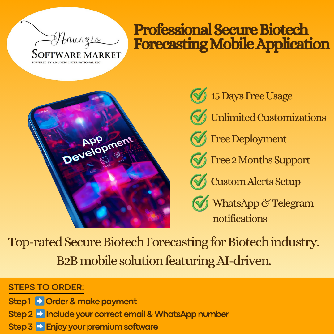 Professional Secure Biotech Forecasting Mobile Application