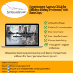 Recruitment Agency CRM dashboard