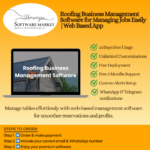 Roofing Business Management Software dashboard