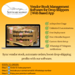 Vendor stock management software dashboard